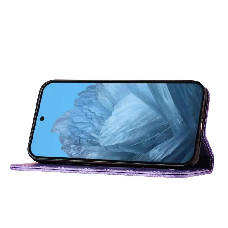 Butterfly Cat Embossing Flip Leather Phone Case, For Google Pixel 11 Pro XL, For Google Pixel 11 / 11 Pro, For Google Pixel 10a, For Google Pixel 9 Pro XL / 10 Pro XL, For Google Pixel 9 / 10 Pro, For Google Pixel 8 Pro, For Google Pixel 8             ...