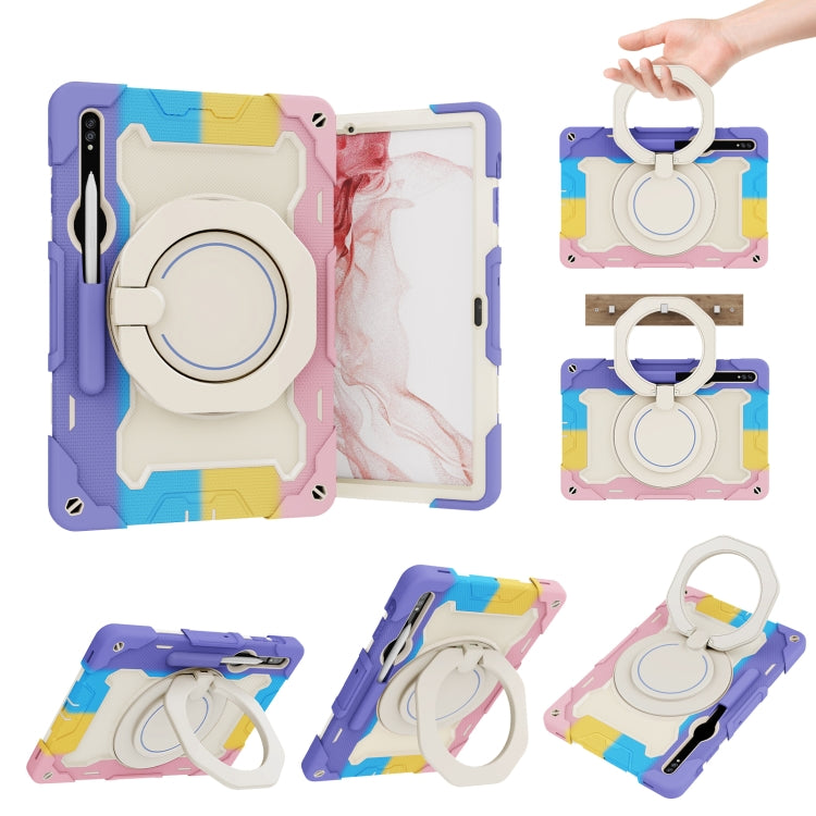 Armor Portable Rotating Ring Holder Silicone Tablet Case, For Samsung Galaxy Tab A11+ / A9+, For Samsung Galaxy Tab A11 / A9, For Samsung Galaxy Tab S10 Lite / S10 FE, For Samsung Galaxy Tab S11 Ultra, For Samsung Galaxy Tab S10 FE+                    ...