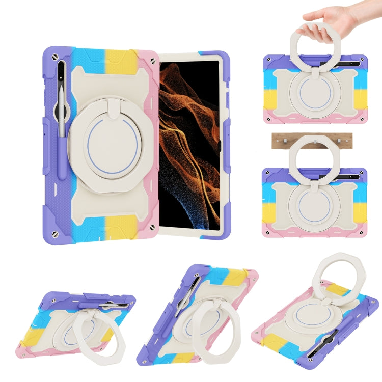 Armor Portable Rotating Ring Holder Silicone Tablet Case, For Samsung Galaxy Tab A11+ / A9+, For Samsung Galaxy Tab A11 / A9, For Samsung Galaxy Tab S10 Lite / S10 FE, For Samsung Galaxy Tab S11 Ultra, For Samsung Galaxy Tab S10 FE+                    ...