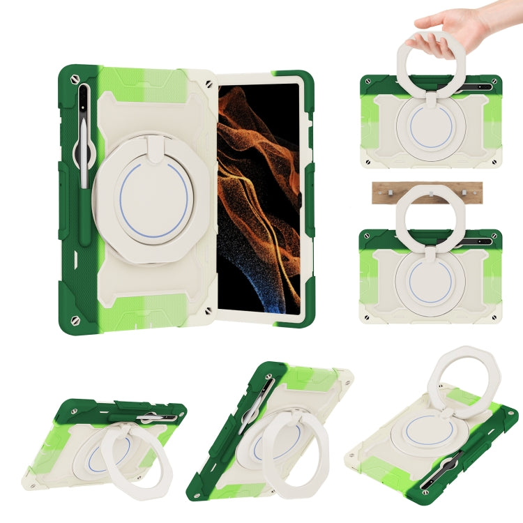 Armor Portable Rotating Ring Holder Silicone Tablet Case, For Samsung Galaxy Tab A11+ / A9+, For Samsung Galaxy Tab A11 / A9, For Samsung Galaxy Tab S10 Lite / S10 FE, For Samsung Galaxy Tab S11 Ultra, For Samsung Galaxy Tab S10 FE+                    ...