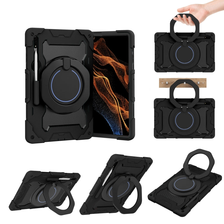 Armor Portable Rotating Ring Holder Silicone Tablet Case, For Samsung Galaxy Tab A11+ / A9+, For Samsung Galaxy Tab A11 / A9, For Samsung Galaxy Tab S10 Lite / S10 FE, For Samsung Galaxy Tab S11 Ultra, For Samsung Galaxy Tab S10 FE+                    ...