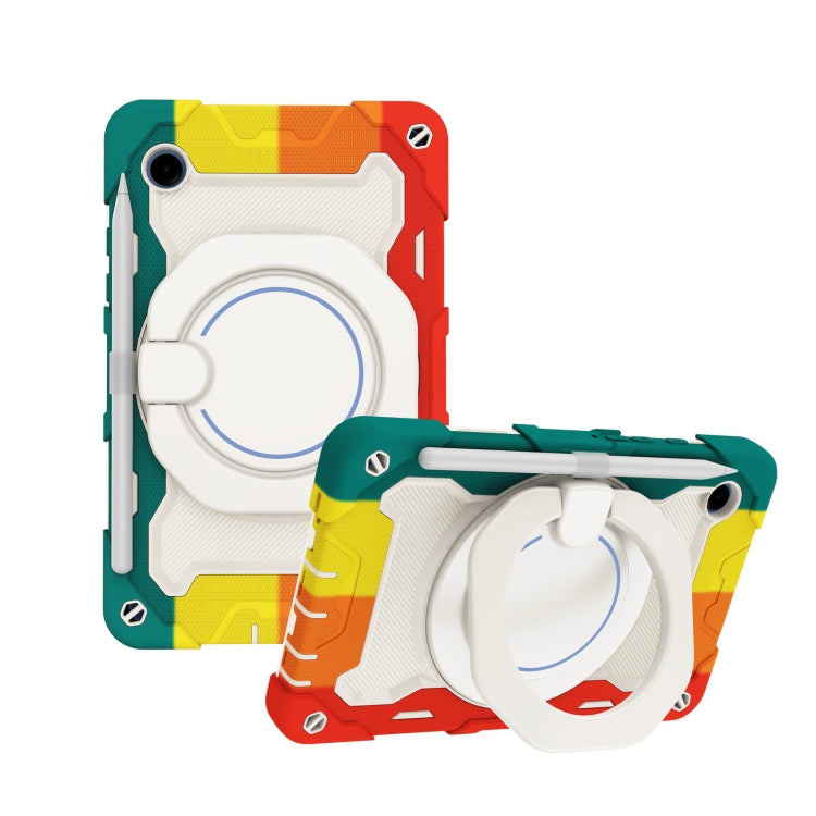 Armor Portable Rotating Ring Holder Silicone Tablet Case, For Samsung Galaxy Tab A11+ / A9+, For Samsung Galaxy Tab A11 / A9, For Samsung Galaxy Tab S10 Lite / S10 FE, For Samsung Galaxy Tab S11 Ultra, For Samsung Galaxy Tab S10 FE+                    ...
