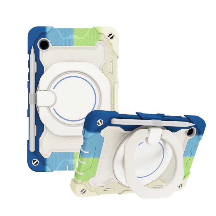 Armor Portable Rotating Ring Holder Silicone Tablet Case, For Samsung Galaxy Tab A11+ / A9+, For Samsung Galaxy Tab A11 / A9, For Samsung Galaxy Tab S10 Lite / S10 FE, For Samsung Galaxy Tab S11 Ultra, For Samsung Galaxy Tab S10 FE+                    ...