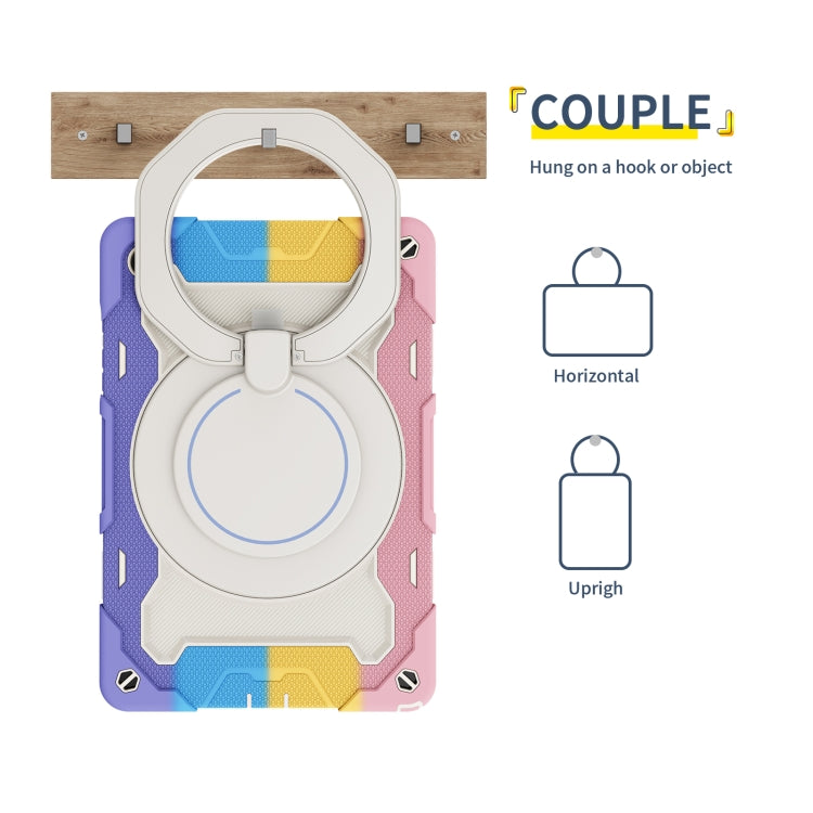Armor Portable Rotating Ring Holder Silicone Tablet Case, For Samsung Galaxy Tab A11+ / A9+, For Samsung Galaxy Tab A11 / A9, For Samsung Galaxy Tab S10 Lite / S10 FE, For Samsung Galaxy Tab S11 Ultra, For Samsung Galaxy Tab S10 FE+                    ...