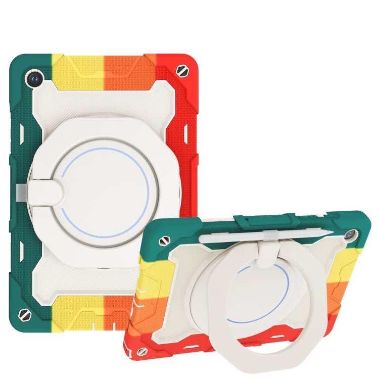 Armor Portable Rotating Ring Holder Silicone Tablet Case, For Samsung Galaxy Tab A11+ / A9+, For Samsung Galaxy Tab A11 / A9, For Samsung Galaxy Tab S10 Lite / S10 FE, For Samsung Galaxy Tab S11 Ultra, For Samsung Galaxy Tab S10 FE+                    ...