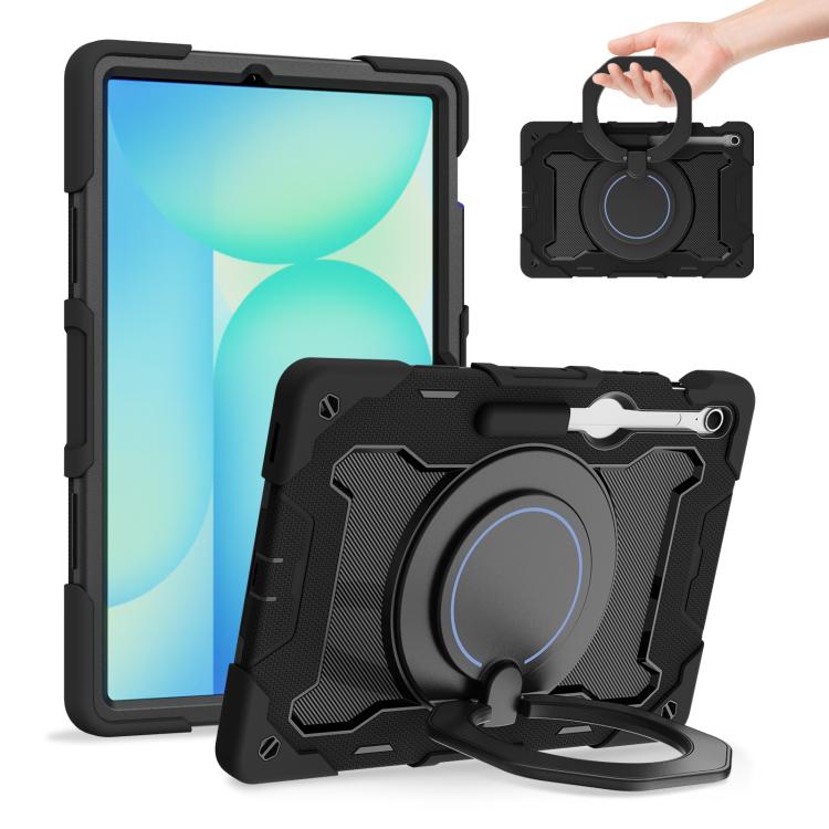 Armor Portable Rotating Ring Holder Silicone Tablet Case, For Samsung Galaxy Tab A11+ / A9+, For Samsung Galaxy Tab A11 / A9, For Samsung Galaxy Tab S10 Lite / S10 FE, For Samsung Galaxy Tab S11 Ultra, For Samsung Galaxy Tab S10 FE+                    ...