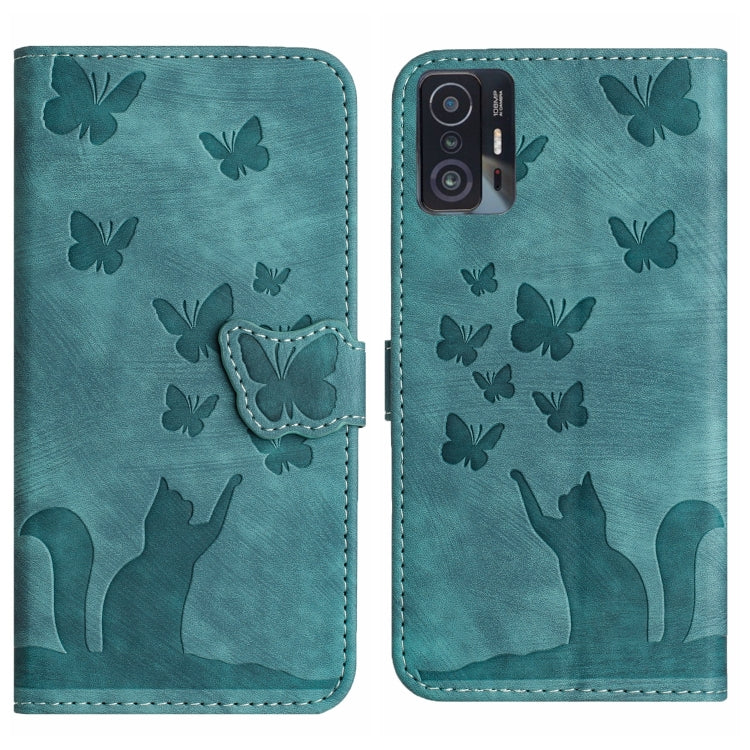 Butterfly Cat Embossing Flip Leather Phone Case, For Xiaomi Redmi 12 4G, For Xiaomi Redmi Note 11/Note 12S 4G Global, For Xiaomi Redmi Note 12 4G Global, For Xiaomi Poco X5 Pro / Redmi Note 12 Pro 5G, For Xiaomi Poco X5 / Redmi Note 12 5G              ...
