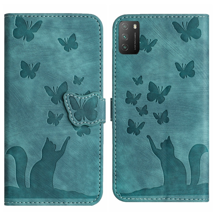 Butterfly Cat Embossing Flip Leather Phone Case, For Xiaomi Poco X3 / X3 NFC / X3 Pro, For Xiaomi Mi 11 Lite, For Xiaomi Redmi Note 10 / 10S, For Xiaomi Redmi Note 10 Pro, For Xiaomi Poco M3/Redmi Note 9 4G, For Xiaomi Redmi 9A, For Xiaomi Redmi 9     ...