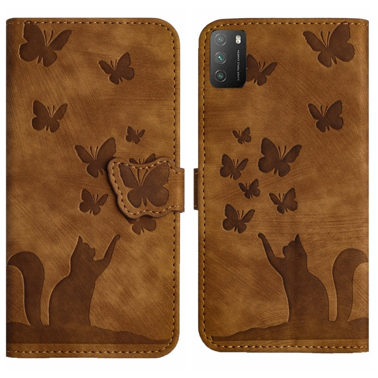 Butterfly Cat Embossing Flip Leather Phone Case, For Xiaomi Poco X3 / X3 NFC / X3 Pro, For Xiaomi Mi 11 Lite, For Xiaomi Redmi Note 10 / 10S, For Xiaomi Redmi Note 10 Pro, For Xiaomi Poco M3/Redmi Note 9 4G, For Xiaomi Redmi 9A, For Xiaomi Redmi 9     ...