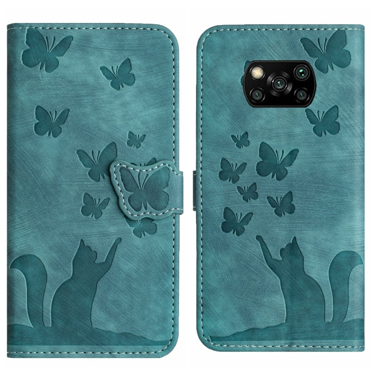 Butterfly Cat Embossing Flip Leather Phone Case, For Xiaomi Poco X3 / X3 NFC / X3 Pro, For Xiaomi Mi 11 Lite, For Xiaomi Redmi Note 10 / 10S, For Xiaomi Redmi Note 10 Pro, For Xiaomi Poco M3/Redmi Note 9 4G, For Xiaomi Redmi 9A, For Xiaomi Redmi 9     ...