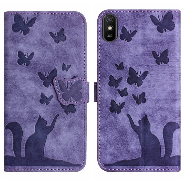 Butterfly Cat Embossing Flip Leather Phone Case, For Xiaomi Poco X3 / X3 NFC / X3 Pro, For Xiaomi Mi 11 Lite, For Xiaomi Redmi Note 10 / 10S, For Xiaomi Redmi Note 10 Pro, For Xiaomi Poco M3/Redmi Note 9 4G, For Xiaomi Redmi 9A, For Xiaomi Redmi 9     ...