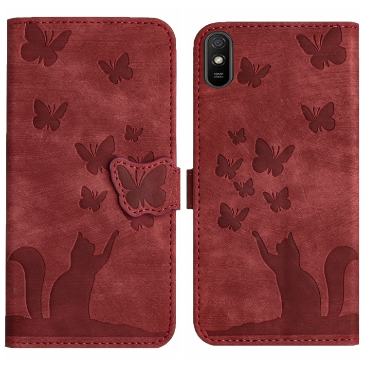 Butterfly Cat Embossing Flip Leather Phone Case, For Xiaomi Poco X3 / X3 NFC / X3 Pro, For Xiaomi Mi 11 Lite, For Xiaomi Redmi Note 10 / 10S, For Xiaomi Redmi Note 10 Pro, For Xiaomi Poco M3/Redmi Note 9 4G, For Xiaomi Redmi 9A, For Xiaomi Redmi 9     ...