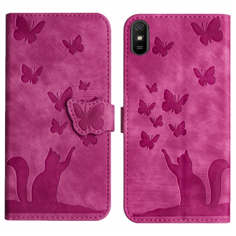 Butterfly Cat Embossing Flip Leather Phone Case, For Xiaomi Poco X3 / X3 NFC / X3 Pro, For Xiaomi Mi 11 Lite, For Xiaomi Redmi Note 10 / 10S, For Xiaomi Redmi Note 10 Pro, For Xiaomi Poco M3/Redmi Note 9 4G, For Xiaomi Redmi 9A, For Xiaomi Redmi 9     ...