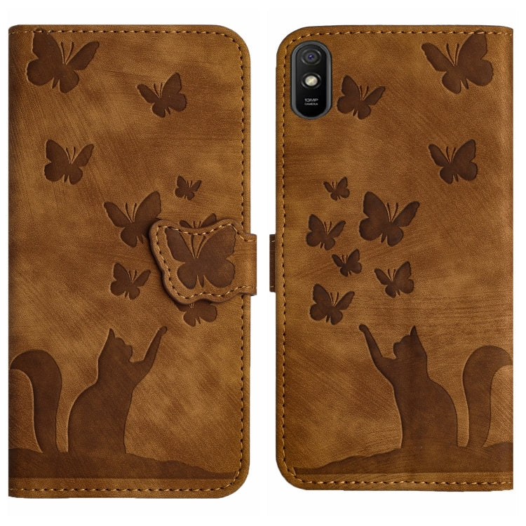 Butterfly Cat Embossing Flip Leather Phone Case, For Xiaomi Poco X3 / X3 NFC / X3 Pro, For Xiaomi Mi 11 Lite, For Xiaomi Redmi Note 10 / 10S, For Xiaomi Redmi Note 10 Pro, For Xiaomi Poco M3/Redmi Note 9 4G, For Xiaomi Redmi 9A, For Xiaomi Redmi 9     ...