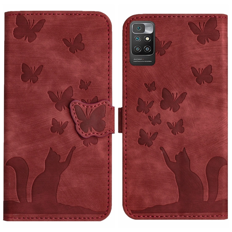 Butterfly Cat Embossing Flip Leather Phone Case, For Xiaomi Redmi 12 4G, For Xiaomi Redmi Note 11/Note 12S 4G Global, For Xiaomi Redmi Note 12 4G Global, For Xiaomi Poco X5 Pro / Redmi Note 12 Pro 5G, For Xiaomi Poco X5 / Redmi Note 12 5G              ...
