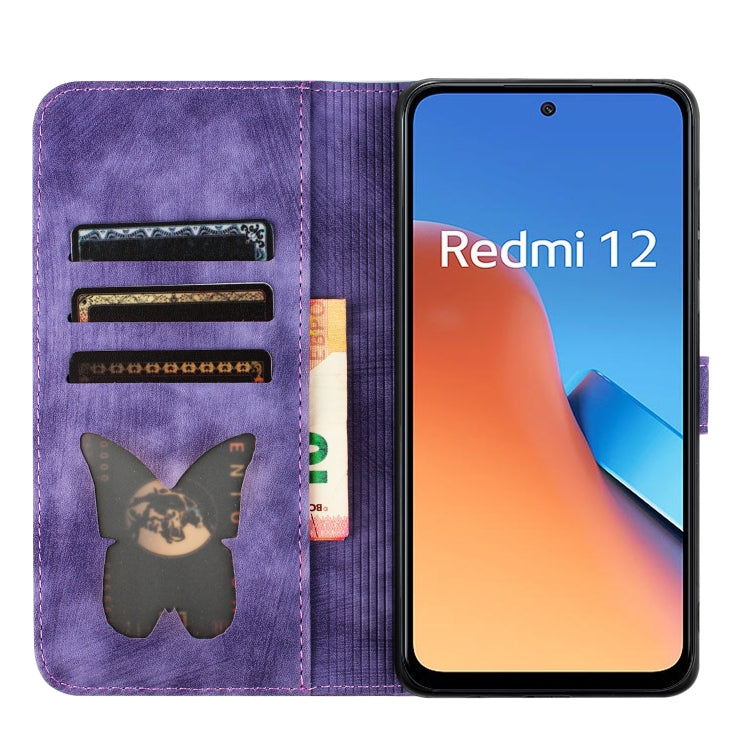 Butterfly Cat Embossing Flip Leather Phone Case, For Xiaomi Redmi 12 4G, For Xiaomi Redmi Note 11/Note 12S 4G Global, For Xiaomi Redmi Note 12 4G Global, For Xiaomi Poco X5 Pro / Redmi Note 12 Pro 5G, For Xiaomi Poco X5 / Redmi Note 12 5G              ...