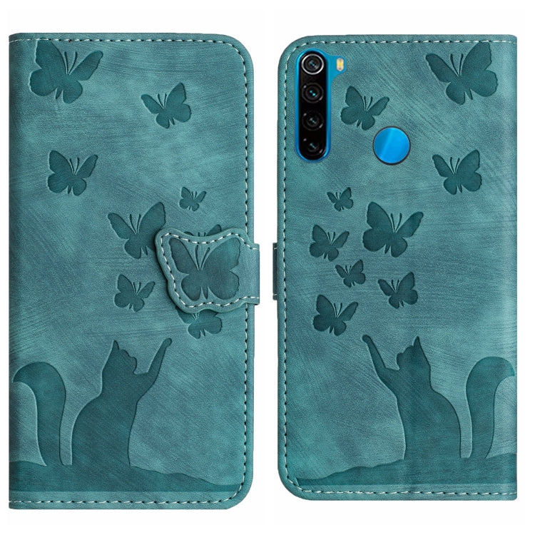 Butterfly Cat Embossing Flip Leather Phone Case, For Xiaomi Redmi Note 8, For Xiaomi Redmi Note 8 Pro