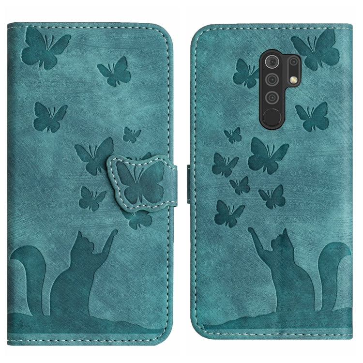Butterfly Cat Embossing Flip Leather Phone Case, For Xiaomi Redmi Note 8, For Xiaomi Redmi Note 8 Pro