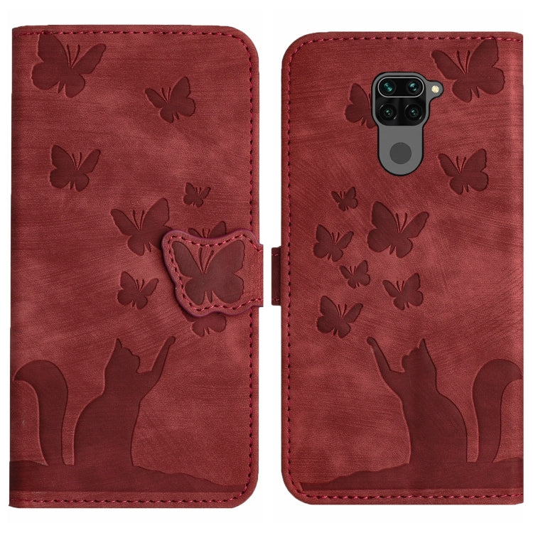 Butterfly Cat Embossing Flip Leather Phone Case, For Xiaomi Poco X3 / X3 NFC / X3 Pro, For Xiaomi Mi 11 Lite, For Xiaomi Redmi Note 10 / 10S, For Xiaomi Redmi Note 10 Pro, For Xiaomi Poco M3/Redmi Note 9 4G, For Xiaomi Redmi 9A, For Xiaomi Redmi 9     ...