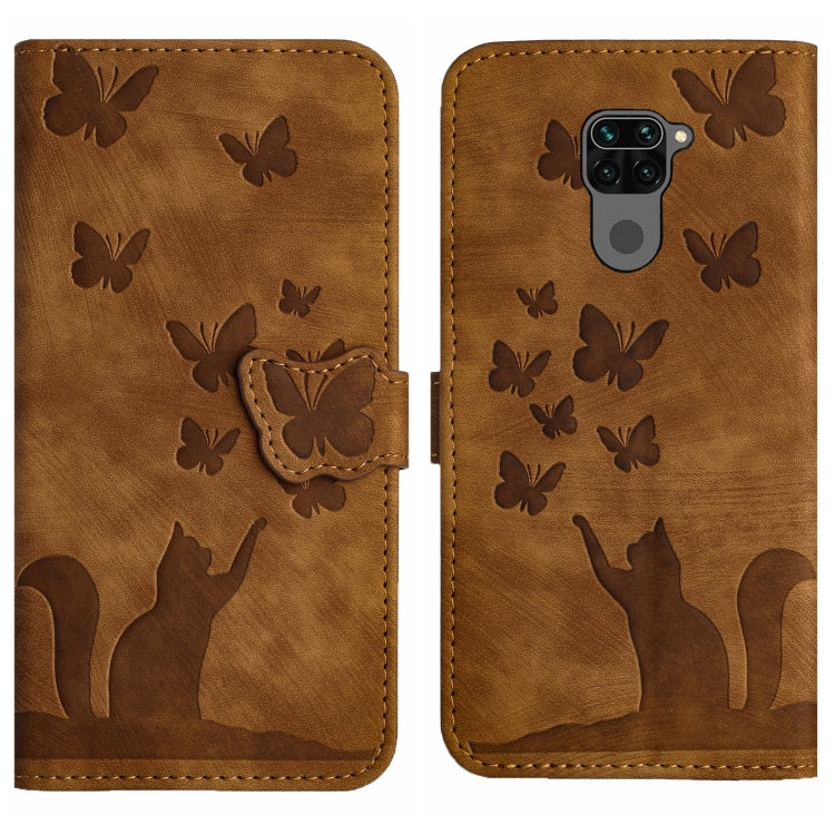 Butterfly Cat Embossing Flip Leather Phone Case, For Xiaomi Poco X3 / X3 NFC / X3 Pro, For Xiaomi Mi 11 Lite, For Xiaomi Redmi Note 10 / 10S, For Xiaomi Redmi Note 10 Pro, For Xiaomi Poco M3/Redmi Note 9 4G, For Xiaomi Redmi 9A, For Xiaomi Redmi 9     ...