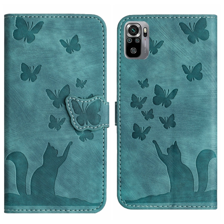 Butterfly Cat Embossing Flip Leather Phone Case, For Xiaomi Poco X3 / X3 NFC / X3 Pro, For Xiaomi Mi 11 Lite, For Xiaomi Redmi Note 10 / 10S, For Xiaomi Redmi Note 10 Pro, For Xiaomi Poco M3/Redmi Note 9 4G, For Xiaomi Redmi 9A, For Xiaomi Redmi 9     ...