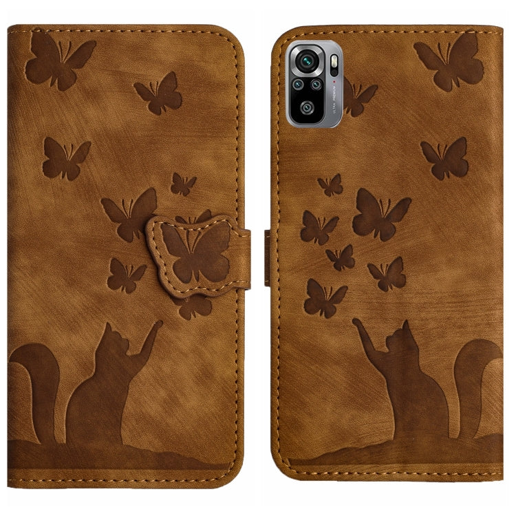 Butterfly Cat Embossing Flip Leather Phone Case, For Xiaomi Poco X3 / X3 NFC / X3 Pro, For Xiaomi Mi 11 Lite, For Xiaomi Redmi Note 10 / 10S, For Xiaomi Redmi Note 10 Pro, For Xiaomi Poco M3/Redmi Note 9 4G, For Xiaomi Redmi 9A, For Xiaomi Redmi 9     ...