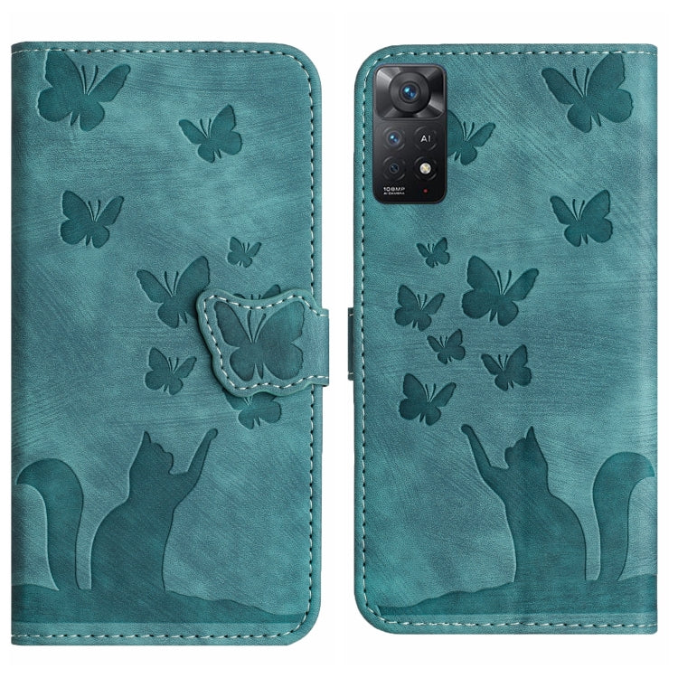 Butterfly Cat Embossing Flip Leather Phone Case, For Xiaomi Redmi 12 4G, For Xiaomi Redmi Note 11/Note 12S 4G Global, For Xiaomi Redmi Note 12 4G Global, For Xiaomi Poco X5 Pro / Redmi Note 12 Pro 5G, For Xiaomi Poco X5 / Redmi Note 12 5G              ...