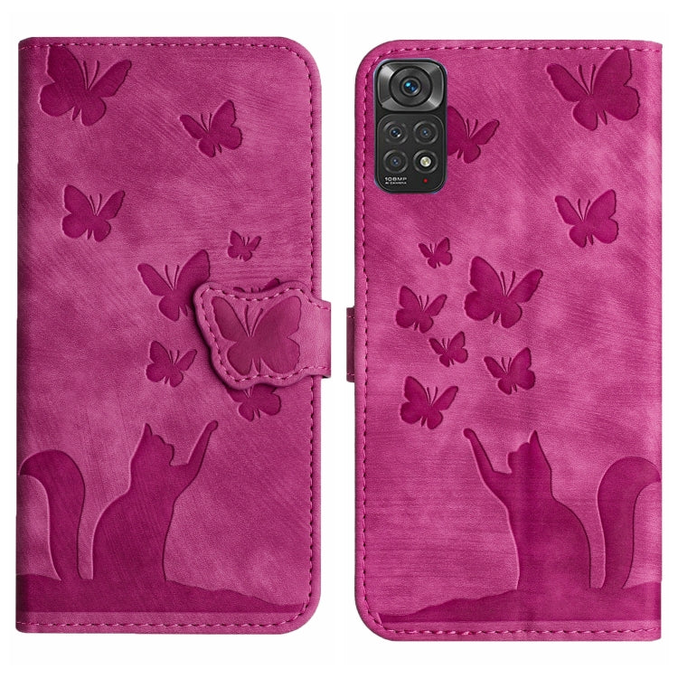 Butterfly Cat Embossing Flip Leather Phone Case, For Xiaomi Redmi 12 4G, For Xiaomi Redmi Note 11/Note 12S 4G Global, For Xiaomi Redmi Note 12 4G Global, For Xiaomi Poco X5 Pro / Redmi Note 12 Pro 5G, For Xiaomi Poco X5 / Redmi Note 12 5G              ...
