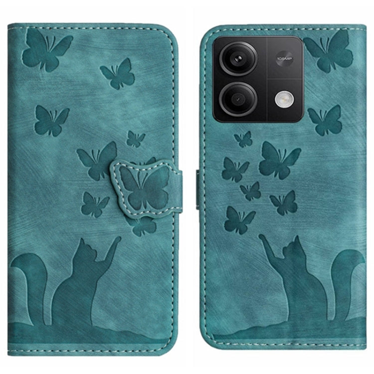 Butterfly Cat Embossing Flip Leather Phone Case, For Xiaomi Redmi Note 13 Pro 4G, For Xiaomi Redmi Note 13 4G, For Xiaomi Redmi 13C / POCO C65, For Xiaomi 14 Pro, For Xiaomi 14, For Xiaomi Redmi Note 13 5G, For Xiaomi Redmi Note 13 Pro+ 5G             ...