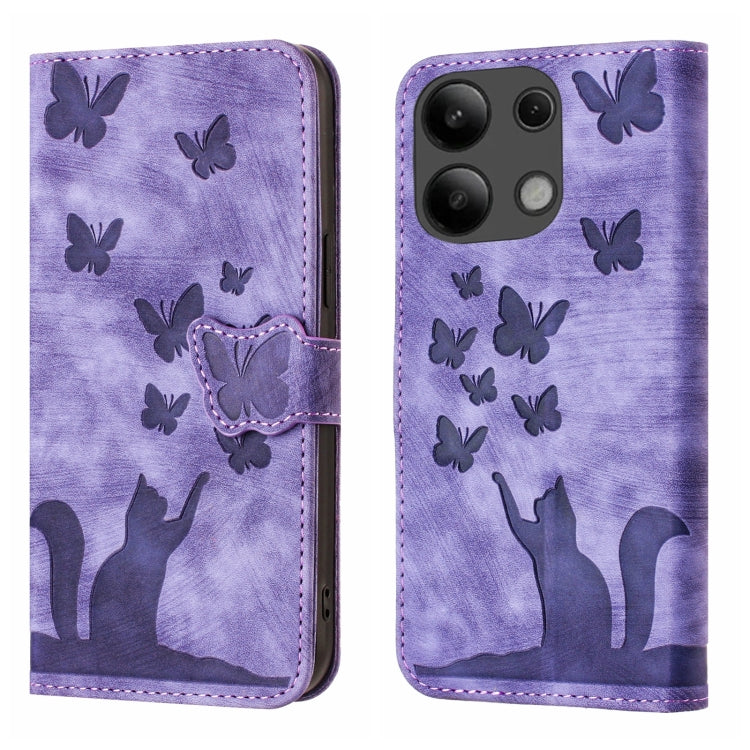 Butterfly Cat Embossing Flip Leather Phone Case, For Xiaomi Redmi Note 13 Pro 4G, For Xiaomi Redmi Note 13 4G, For Xiaomi Redmi 13C / POCO C65, For Xiaomi 14 Pro, For Xiaomi 14, For Xiaomi Redmi Note 13 5G, For Xiaomi Redmi Note 13 Pro+ 5G             ...