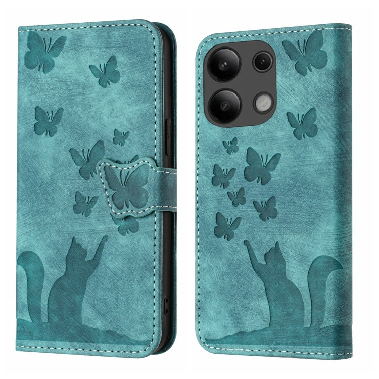 Butterfly Cat Embossing Flip Leather Phone Case, For Xiaomi Redmi Note 13 Pro 4G, For Xiaomi Redmi Note 13 4G, For Xiaomi Redmi 13C / POCO C65, For Xiaomi 14 Pro, For Xiaomi 14, For Xiaomi Redmi Note 13 5G, For Xiaomi Redmi Note 13 Pro+ 5G             ...
