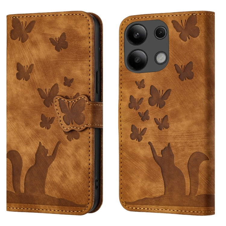 Butterfly Cat Embossing Flip Leather Phone Case, For Xiaomi Redmi Note 13 Pro 4G, For Xiaomi Redmi Note 13 4G, For Xiaomi Redmi 13C / POCO C65, For Xiaomi 14 Pro, For Xiaomi 14, For Xiaomi Redmi Note 13 5G, For Xiaomi Redmi Note 13 Pro+ 5G             ...