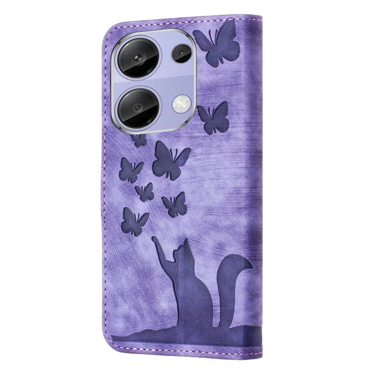 Butterfly Cat Embossing Flip Leather Phone Case, For Xiaomi Redmi Note 13 Pro 4G, For Xiaomi Redmi Note 13 4G, For Xiaomi Redmi 13C / POCO C65, For Xiaomi 14 Pro, For Xiaomi 14, For Xiaomi Redmi Note 13 5G, For Xiaomi Redmi Note 13 Pro+ 5G             ...