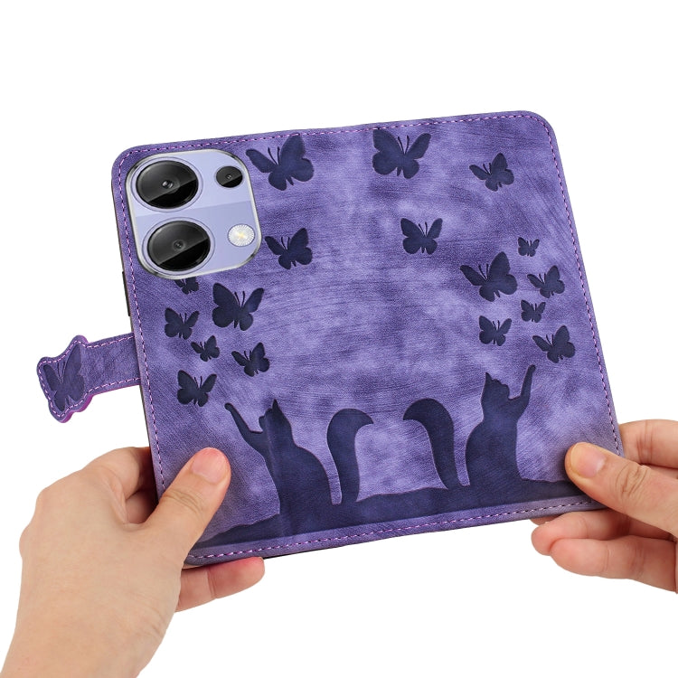 Butterfly Cat Embossing Flip Leather Phone Case, For Xiaomi Redmi Note 13 Pro 4G, For Xiaomi Redmi Note 13 4G, For Xiaomi Redmi 13C / POCO C65, For Xiaomi 14 Pro, For Xiaomi 14, For Xiaomi Redmi Note 13 5G, For Xiaomi Redmi Note 13 Pro+ 5G             ...