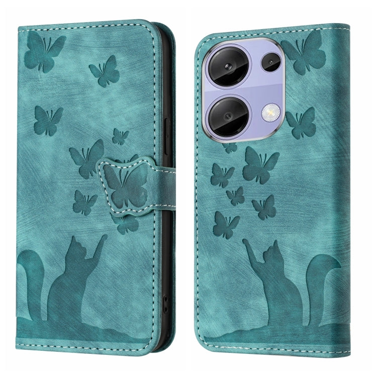 Butterfly Cat Embossing Flip Leather Phone Case, For Xiaomi Redmi Note 13 Pro 4G, For Xiaomi Redmi Note 13 4G, For Xiaomi Redmi 13C / POCO C65, For Xiaomi 14 Pro, For Xiaomi 14, For Xiaomi Redmi Note 13 5G, For Xiaomi Redmi Note 13 Pro+ 5G             ...
