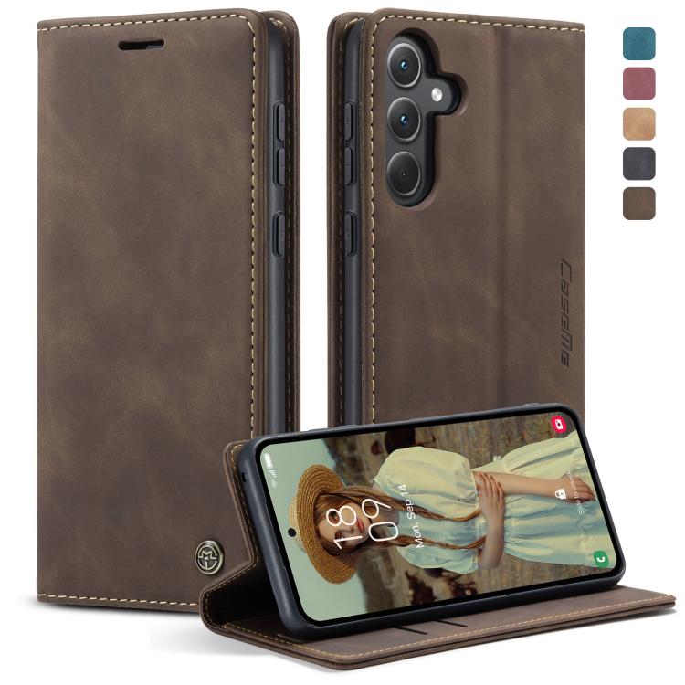 CaseMe 013 Multifunctional Horizontal Flip Leather Phone Case, For Samsung Galaxy A15 5G, For Samsung Galaxy A55 5G, For Samsung Galaxy A35 5G, ForSamsung Galaxy S24 Ultra 5G, For Samsung Galaxy S24+ 5G, For Samsung Galaxy S24 5G, For Samsung Galaxy A0...