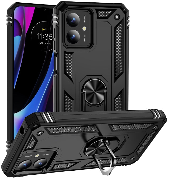 Shockproof TPU + PC Phone Case with Holder, For Motorola Moto G Play 4G 2024, For Motorola Moto G14, For Motorola Moto G Power 5G 2024