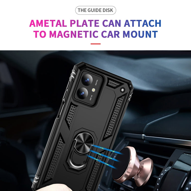 Shockproof TPU + PC Phone Case with Holder, For Motorola Moto G14, For Motorola Moto G Play 4G 2024, For Motorola Moto G Power 5G 2024