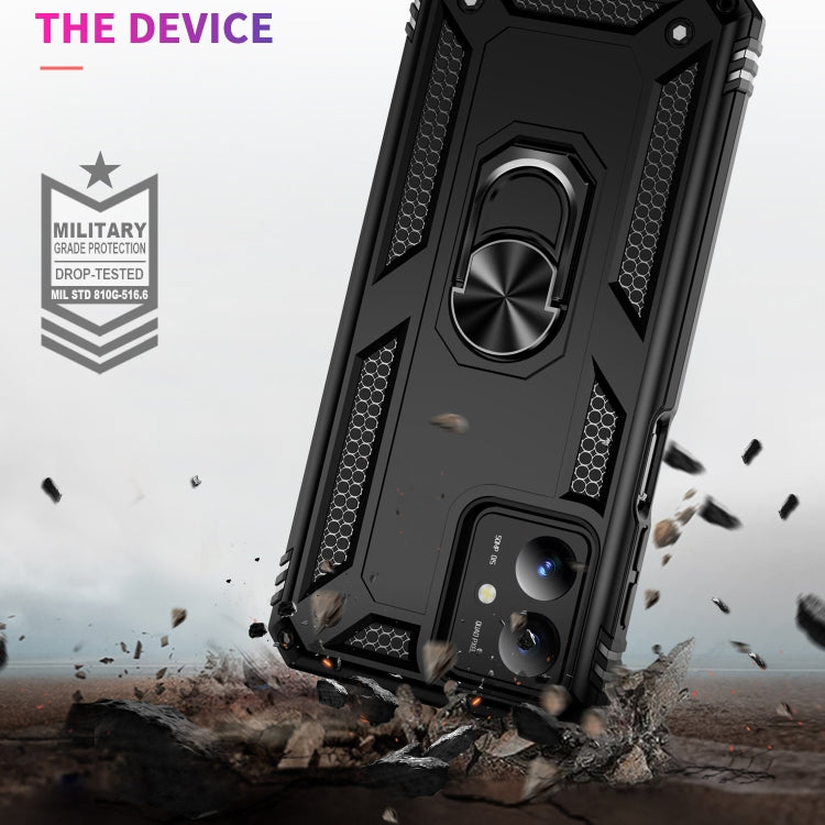 Shockproof TPU + PC Phone Case with Holder, For Motorola Moto G14, For Motorola Moto G Play 4G 2024, For Motorola Moto G Power 5G 2024