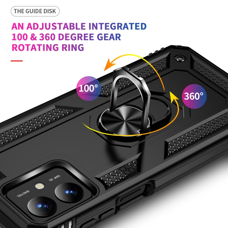Shockproof TPU + PC Phone Case with Holder, For Motorola Moto G14, For Motorola Moto G Play 4G 2024, For Motorola Moto G Power 5G 2024