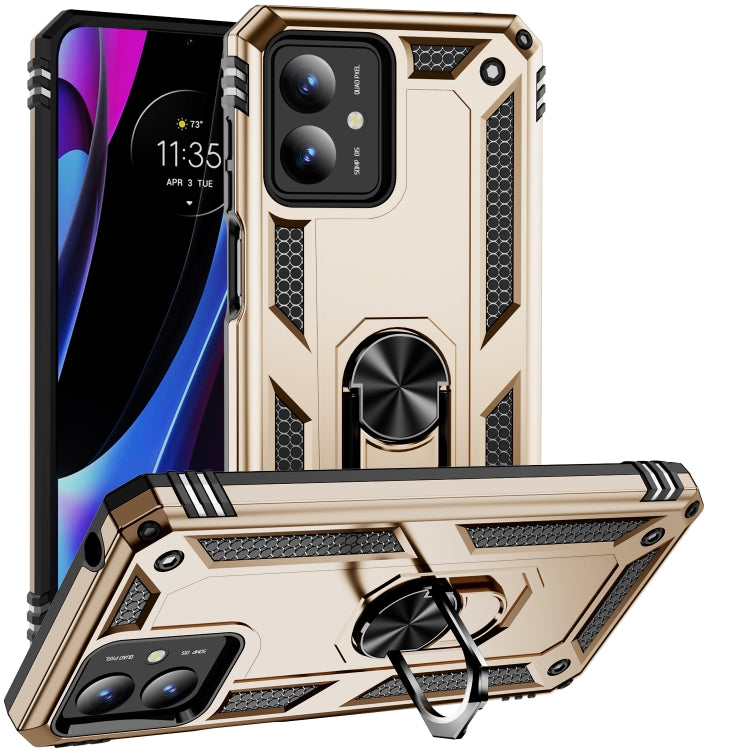 Shockproof TPU + PC Phone Case with Holder, For Motorola Moto G Play 4G 2024, For Motorola Moto G14, For Motorola Moto G Power 5G 2024