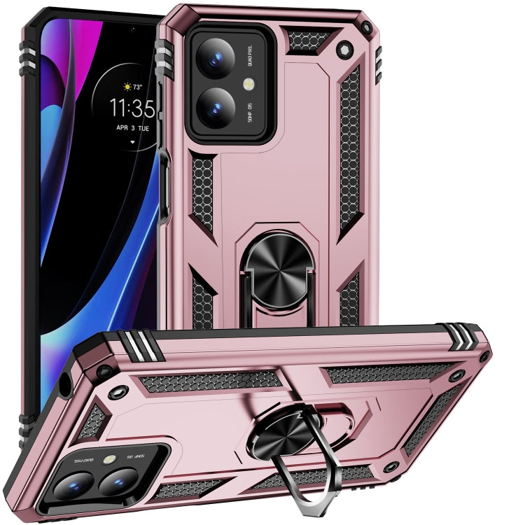 Shockproof TPU + PC Phone Case with Holder, For Motorola Moto G14, For Motorola Moto G Play 4G 2024, For Motorola Moto G Power 5G 2024