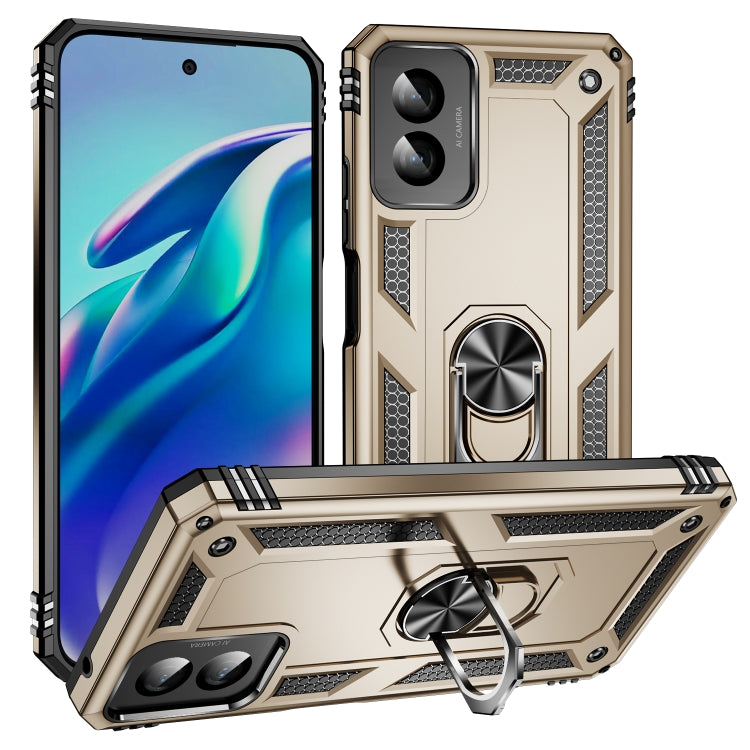 Shockproof TPU + PC Phone Case with Holder, For Motorola Moto G14, For Motorola Moto G Play 4G 2024, For Motorola Moto G Power 5G 2024