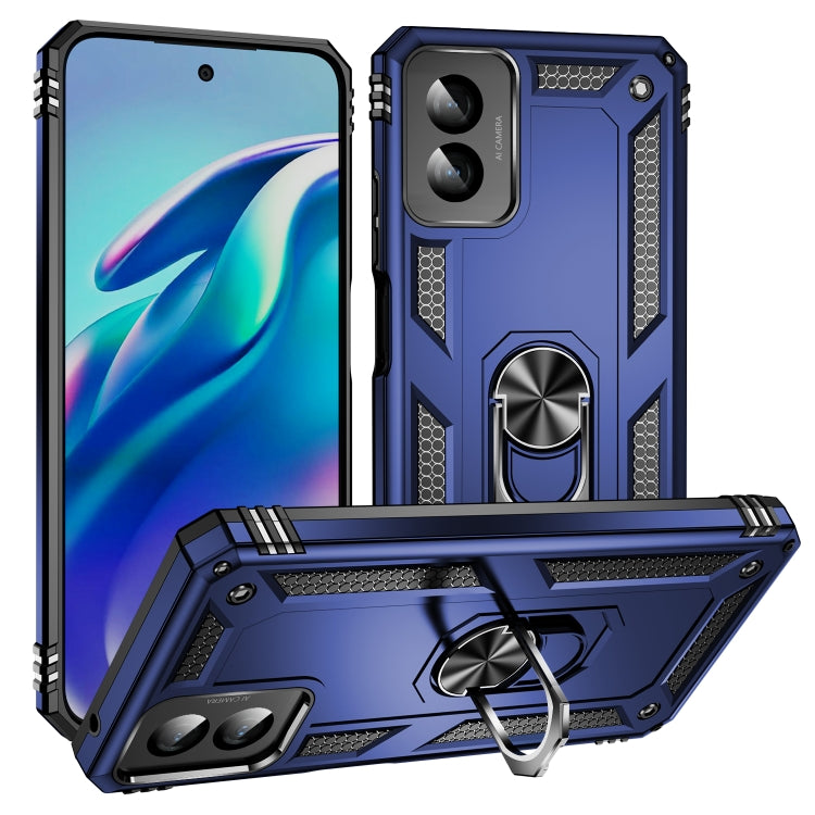 Shockproof TPU + PC Phone Case with Holder, For Motorola Moto G Play 4G 2024, For Motorola Moto G14, For Motorola Moto G Power 5G 2024