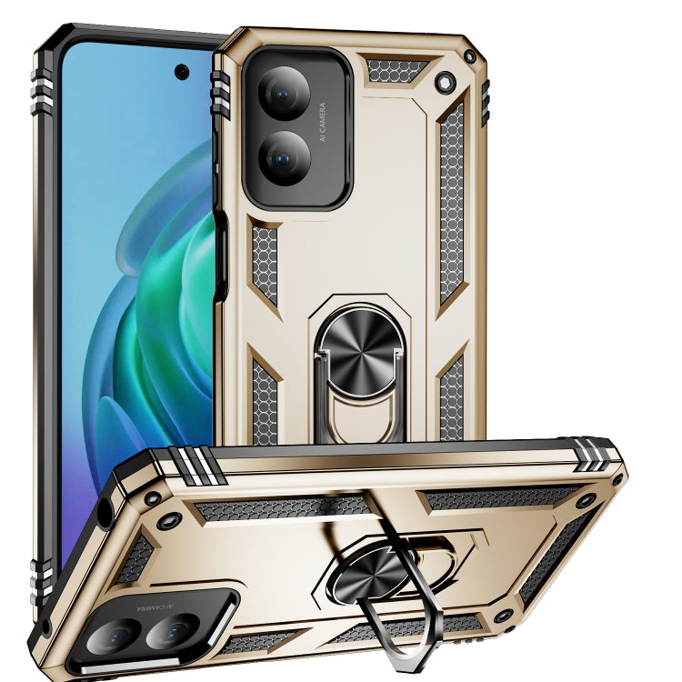 Shockproof TPU + PC Phone Case with Holder, For Motorola Moto G14, For Motorola Moto G Play 4G 2024, For Motorola Moto G Power 5G 2024