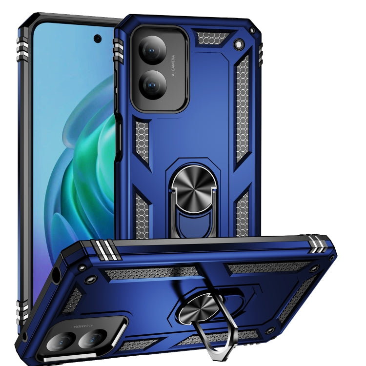 Shockproof TPU + PC Phone Case with Holder, For Motorola Moto G Play 4G 2024, For Motorola Moto G14, For Motorola Moto G Power 5G 2024