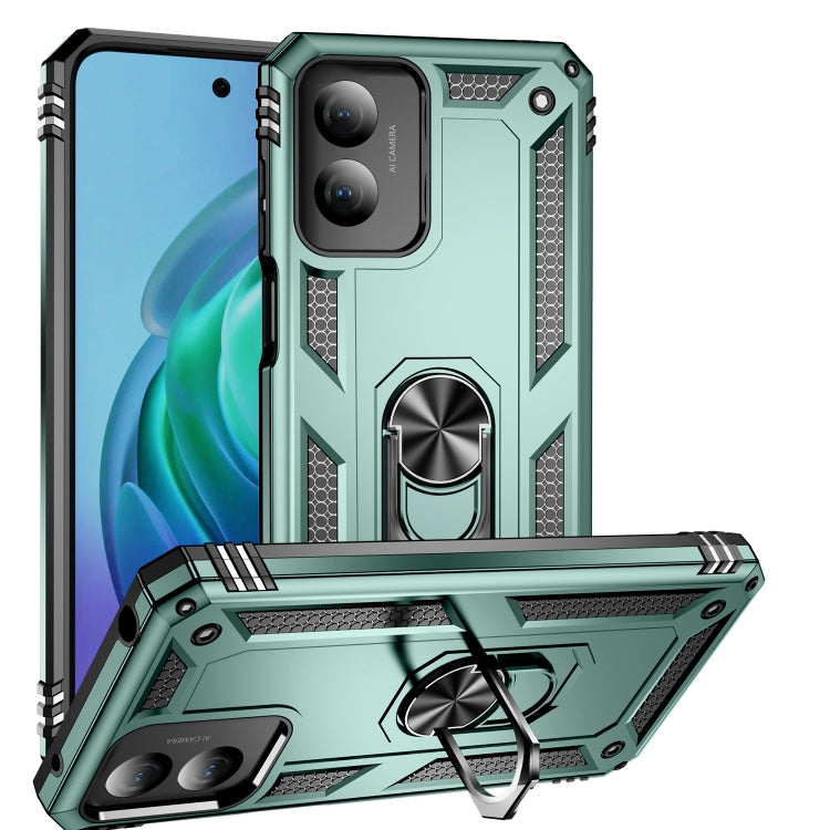 Shockproof TPU + PC Phone Case with Holder, For Motorola Moto G Play 4G 2024, For Motorola Moto G14, For Motorola Moto G Power 5G 2024