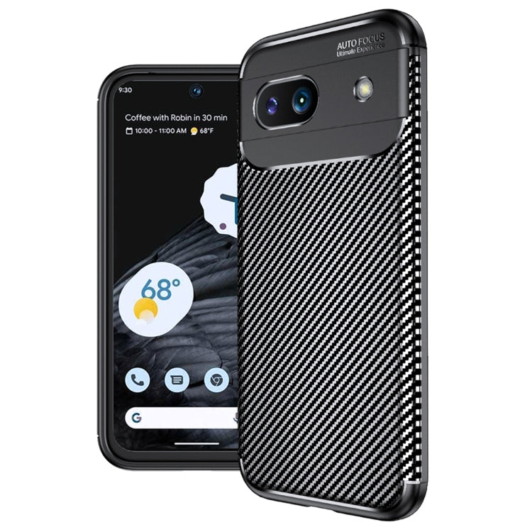 Carbon Fiber Texture Shockproof TPU Phone Case, For Google Pixel 10 Pro XL, For Google Pixel 10 / 10 Pro, For Google Pixel 9a, For Google Pixel 8a