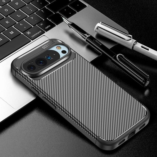 Carbon Fiber Texture Shockproof TPU Phone Case, For Google Pixel 10 Pro XL, For Google Pixel 10 / 10 Pro, For Google Pixel 9a, For Google Pixel 8a