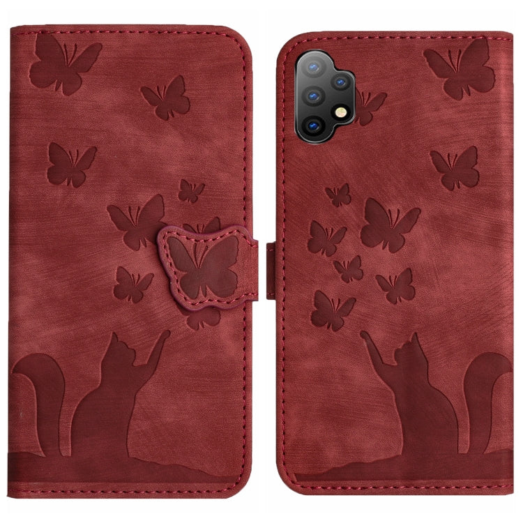 Butterfly Cat Embossing Flip Leather Phone Case, For Samsung Galaxy A24 4G, For Samsung Galaxy A23 / M13 4G, For Samsung Galaxy A14 4G / 5G, For Samsung Galaxy A34 5G, For Samsung Galaxy A54 5G, For Samsung Galaxy S23 Ultra 5G, For Samsung Galaxy S23+ ...